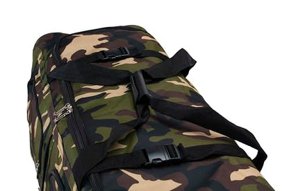 Rockland Rolling Duffel Bag, Black, 22" - color: CAMO, size: 40"