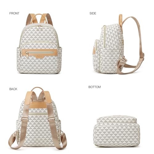 Makes Mini Backpack for Women, Small Casual Backpacks Daily Travel Bag 2pcs - color: White