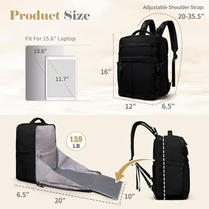 Diaper Bag Backpack with Changing Pad Baby Bag Multi-Function Waterproof Travel Bag Baby Shower Essentials,Pañaleras Para bebe with 15 Pocket,2 Insulated Pockets,Black - color: Black