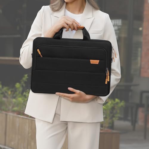 MOSISO Laptop Bag for Men, Computer Bags - color: Black
