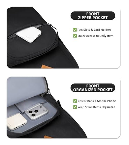 abshoo Classical Basic Womens Travel Backpack For College Men Water Resistant Bookbag (Black) - color: Black, size: 16.5 Inc