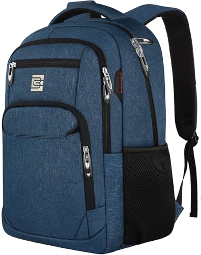 Volher Laptop Backpack,Business Travel Anti Theft Slim Durable Laptops Backpack,Water Resistant College Computer Bag for Women & Men Fits 15.6 Inch Laptop and Notebook - Blue - color: Blue, size: 15.6 Inch, style: Laptop