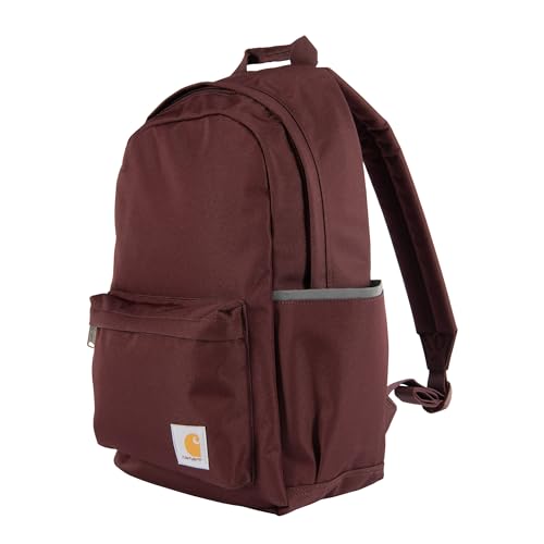 Carhartt 21L Classic Laptop Backpack, Water-Resistant Pack W/ 15" Laptop Sleeve and Organizational Compartments, Port - color: Port, size: One Size