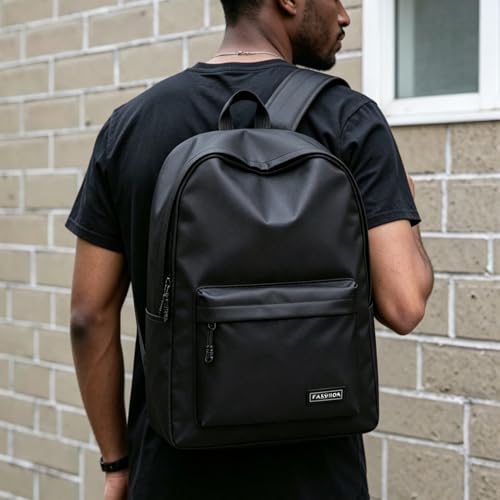 Large Capacity Men's and Women's Backpacks for Leisure Travel Sports Commuting Teenagers/College Students' Backpacks（Black） - color: Black