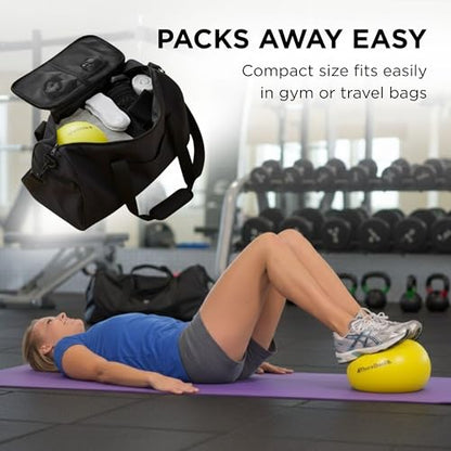 THERABAND Mini Ball, 9-Inch Pilates & Yoga Exercise Ball, Small Inflatable Core Ball for Stability, Balance, Rehab, Physical Therapy & At-Home Workouts, Soft Non-Slip Surface, New Version - style: New Version