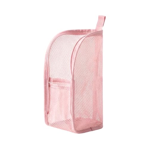 Standing Toiletry Bag, 2026 New Portable Lightweight Travel Toiletry Bag, Organizer Bag Cosmetic Zipper Pouch, Waterproof Dust-Free Stand-Up Small Toiletry Stationery Bag (1, Pink) - color: Pink