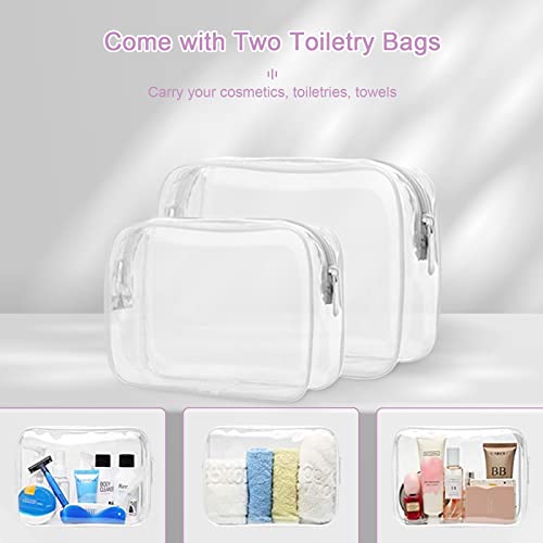 Sinaliy Carry on Backpack, Waterproof 17 Inch Laptop Backpack for Women, Flight Approved Backpack for Travel, College, Work - color: Purple