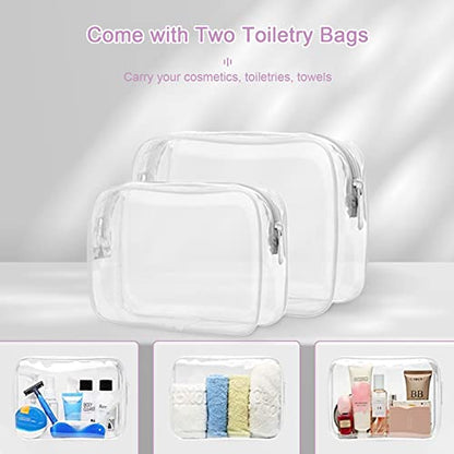 Sinaliy Carry on Backpack, Waterproof 17 Inch Laptop Backpack for Women, Flight Approved Backpack for Travel, College, Work - color: Purple