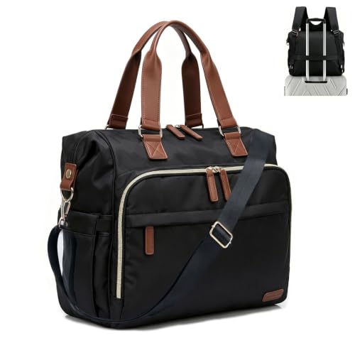 Diaper Bag Backpack Mommy Bag Large Capacity Diaper Backpack Travel Essential Baby Diaper Bag for Mom and Dad, Black - color: Black