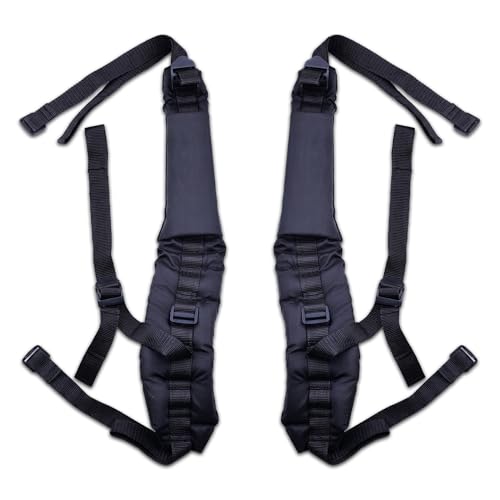 P021048250 P021048260 Backpack Blower Shoulder Straps Left & Right – Replacement Harness for Echo PB-580 PB-580H PB-580T – Ergonomic Design for Comfort & Durability – 2 Pack (1 Left + 1 Right) - color: Black, style: P021048250/P021048260