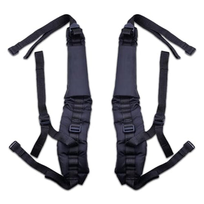 P021048250 P021048260 Backpack Blower Shoulder Straps Left & Right – Replacement Harness for Echo PB-580 PB-580H PB-580T – Ergonomic Design for Comfort & Durability – 2 Pack (1 Left + 1 Right) - color: Black, style: P021048250/P021048260