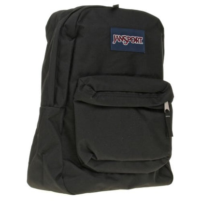 JanSport SuperBreak One Backpacks - Durable, Lightweight Bookbag with 1 Main Compartment, Front Utility Pocket with Built-in Organizer - Premium Backpack, Black - color: Black