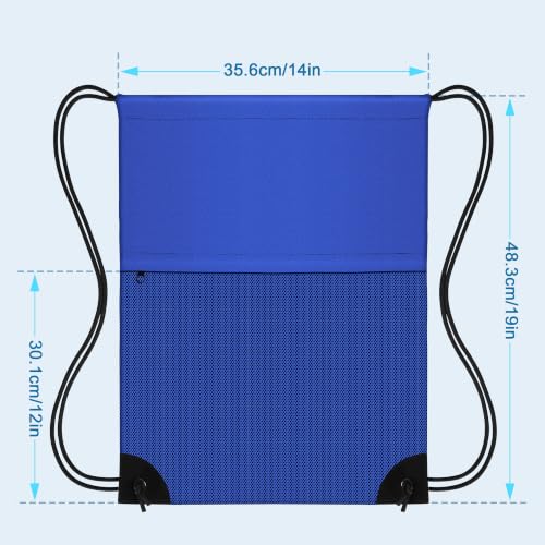 TILYMOL Drawstring Backpack Gym Bag - String Gym Bag for Men & Women, Lightweight Cinch Sports Sackpack for Beach, Travel, Yoga, Swimming, Blue - color: 1 Pack-blue