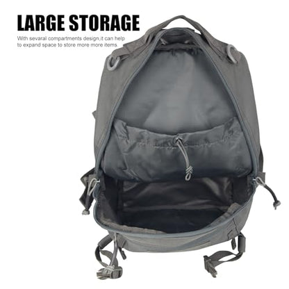 Small Tactical Backpack 12L Molle Bag Rucksack Army Daypack Military Daypack for Outdoor,Hiking (Grey) - color: Grey