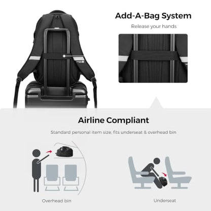 Swissdigital Design Laptop Backpack for Men with USB Charging Port SD803-98 - color: Starry Sky