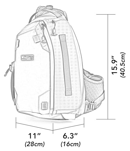 Think Tank MindShift PhotoCross 10 Sling Bag for Camera and Photo Accessories, 7.5 Liters (Carbon Grey)