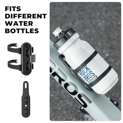 ROCKBROS Magnetic Strap Water Bottle Holder with Quick-Release Button for Road Bikes, Mountain Bikes, Scooters, Backpacks, and Folding Bikes - size: Solid Strap Design