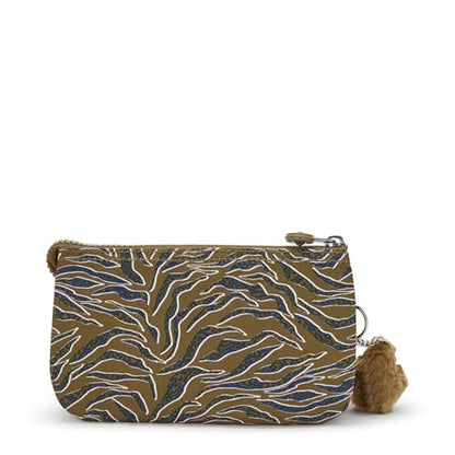 Kipling Women's Creativity Large Pouch, Versatile Cosmetics Kit, Lightweight Travel Organizer - color: Undersea Leaves, size: 7.25''L x 4.25''H x 1.5''D