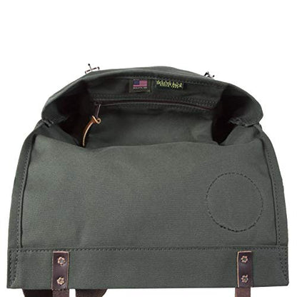 Duluth Pack Scout Pack – Compact Canvas Backpack for Hiking, Travel & Daily Use – Made in USA (Olive Drab) - color: Olive Drab