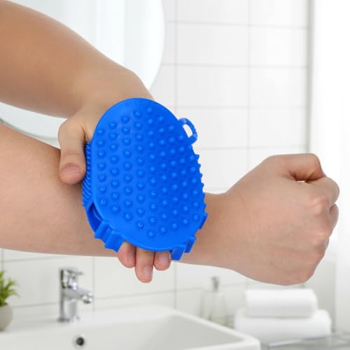 Handheld Massage Roller Ball Glove - Manual Lymphatic Massager Cellulite Remover - 360° Rolling Metal Balls Body Massager Tool for Neck Back Leg Circulation Pain Relief