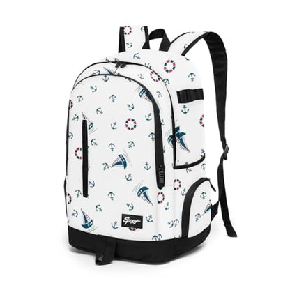 rickyh style School Backpack Travel Bag for Men & Women Lightweight College Back Pack with Laptop Compartmen - color: 01xc