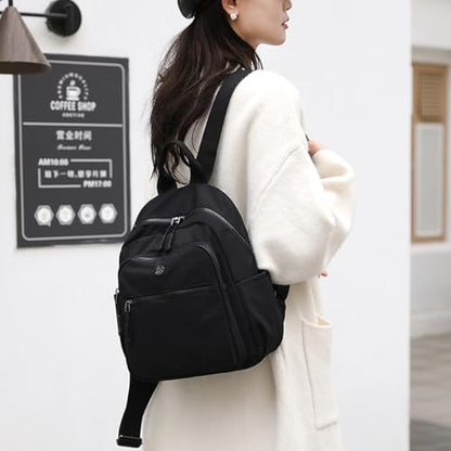 Tanweibago Mini Nylon Women Backpacks,11L Small Ladies backpacks Casual Lightweight Women Shopping Travel Daypack (Y2-Camel) - color: Y2-camel