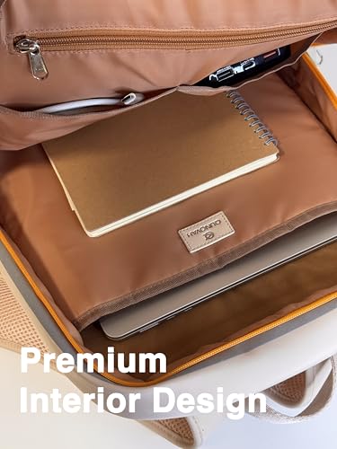 Lumos Laptop Backpack – Luxury Stylish Slim 20L Laptop Backpack for Work, Business, Travel – Ergonomic Comfort, Anti-Theft, Water Resistant, Reflective, Fits 16" Laptop, Gift for Women & Men