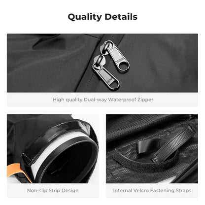 K&F Concept Camera Rain Cover, Waterproof Camera Cover for Nikon Canon Sony DSLR/Mirrorless Cameras & Lenses, Professional Raincoat with Anti-Fog Window & Waterproof Zipper, Camera Rain Sleeves