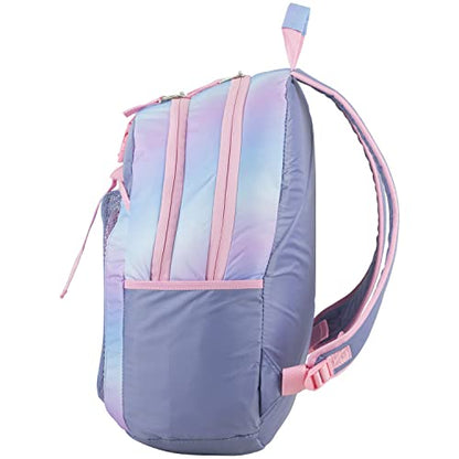 FUEL Lunch Backpack Set Teens Student Water Resistant Bookbag Bag Soft Reusable Insulated Cooler Lunch Box Thermal Travel Office Lunch Bag, Cotton Candy Ombre - color: Pink Ombre