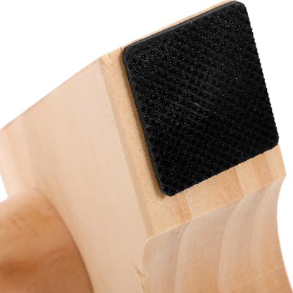 Veemoon Wooden Parallette Bars Push up Handles 30cm Beech Wood Pushup Stands for Men Women Handstand Trainer Strength Training Calisthenics Equipment for Home Workout