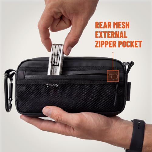 GOBAGS NEO Production Zipper Bags - Electronics & Camera Accessories Bag - Cable organizer, Gear Accessory Pouch, Travel Camera Essentials (Extra Small, Black) - size: X-Small