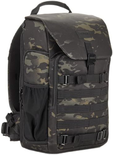 Tenba Axis v2 20L LT Camera Backpack for DSLR and Mirrorless Cameras and Lenses Plus a 16-inch Laptop – Multicam Black (637-767) - color: Multicam Black, size: 20L LT Backpack v2