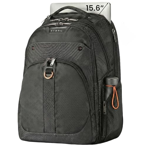EVERKI Atlas Business 29.5L Laptop Backpack – Travel-Friendly Business & Office, Professional Backpack for Men & Women, Durable Computer Bag with Adjustable Padded Compartment, Fits 11"-15.6", Black - size: 29.5 Liters