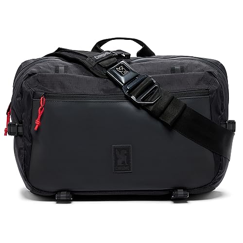 Chrome Industries Kadet Max Messenger Bag – Crossbody Sling Backpack for Men and Women w/Quick Release Buckle - color: Black Xrf