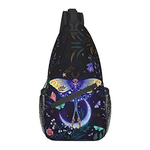 Butterflies Sling Bag Crossbody Sling Backpack for Women Men Travel Hiking Daypack Chest Shoulder Bag | Travel - color: Color-9