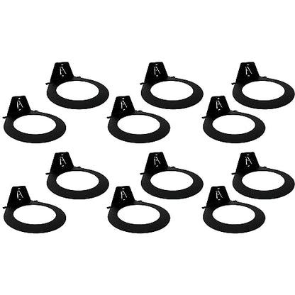 IRON AMERICAN USA Dynamax Medicine Ball Wall Mount Storage Rack, 8.5 Inches Inside Diameter, 30-lb Capacity, for Gym Exercise Sports Balls, Wall Balls and Slam Balls, Hardware Included - style: Dynamax Ball Holder (12-PACK)