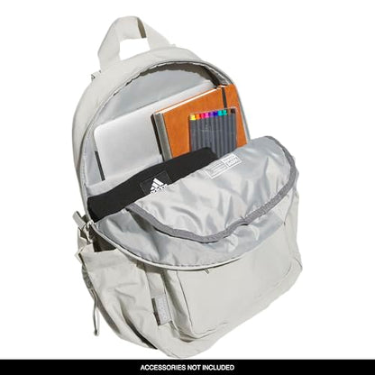 adidas Weekender Backpack – Small Lightweight Everyday Bag, 19L, Metal Grey/1, OSFA - color: Metal Grey/1