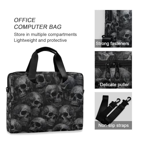 JIPONI Laptop Bag For Women Men, 15.6 16 IN Tote Work bags, Briefcase Messenger Computer Case 01 - color: Multi 6