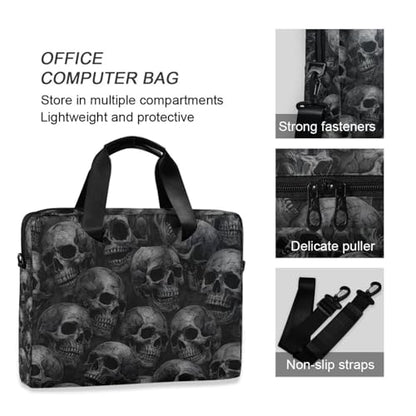 JIPONI Laptop Bag For Women Men, 15.6 16 IN Tote Work bags, Briefcase Messenger Computer Case 01 - color: Multi 6