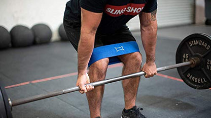 Mark Bell Sling Shot Hip Circle Resistance Bands for Exercising (Level 2) - color: Blue, size: Large