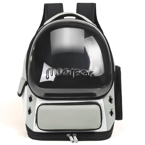 Cat Bubble Backpack Carrier, TSA Airline Approved Pet Travel Bag for Small Medium Dogs, Clear Hiking Camping Backpack for Cats, Kitten and Puppy up to 18 lbs, Green Bubble - color: Green Bubble