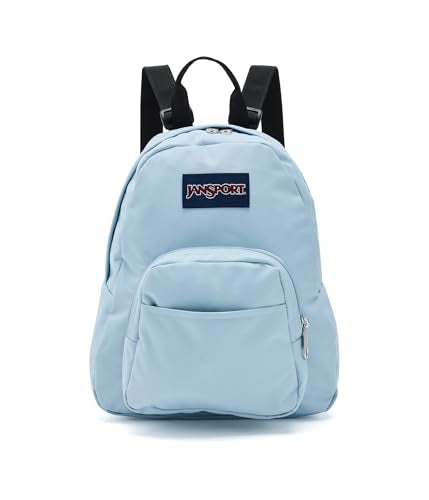 JanSport Half Pint Mini Backpack, 10.2 L - Durable Mini Bag Purse with Adjustable Shoulder Straps, Single Main Compartment, Zippered Stash Pocket, Blue Dusk - color: Blue Dusk