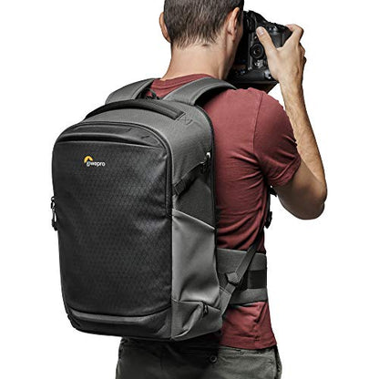Lowepro Flipside BP 400 AW III Mirrorless and DSLR Camera Backpack - Dark Grey - with Rear Access - with Side Access - with Adjustable Dividers - for Mirrorless Like Sony α7 - LP37353-PWW - color: Dark Grey