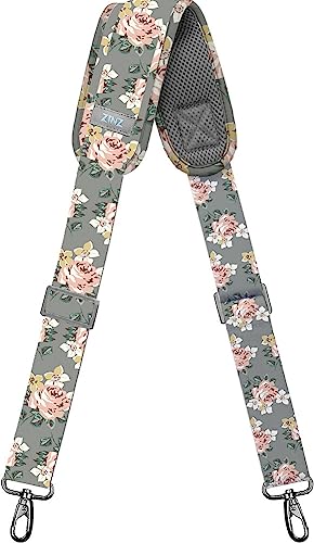 ZINZ Bag Shoulder Strap, Padded Adjustable Shoulder Strap Replacement - color: Light Rose, size: 57"