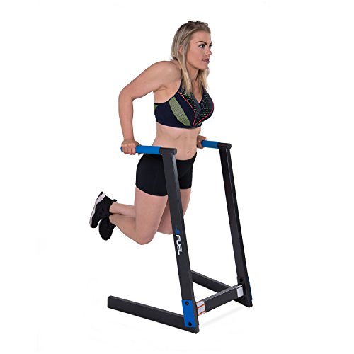 Fuel Pureformance Dip Station | Bodyweight Training | Multiple Options - color: Black/Blue