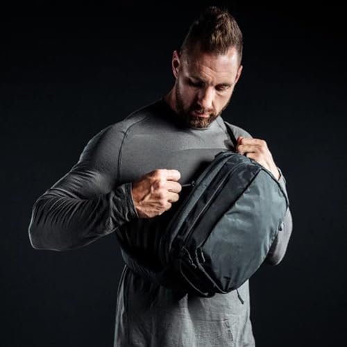 Eberlestock Fade Sling Pack - EDC Crossbody Sling Backpack - Ambidextrous Access to All Compartments - Quick Access - color: Steel, size: Standard