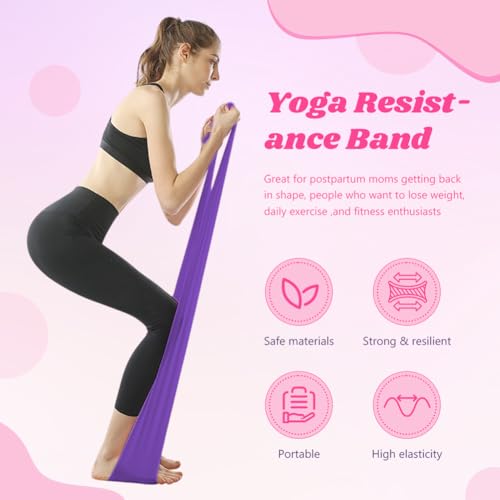 Pelvic Floor Muscle Trainer with Resistance Band, Hip & Pelvic Trainer Kegel Exerciser,Adjustable Inner Thigh Trainers Exercise Workout Equipment for Muscle Strengthening & Toning - color: Pink