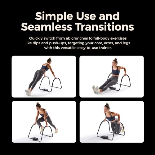 Sunny Health & Fitness Adjustable Abdominal Waist Trainer with Elbow Support for Abdominal Exercises and Cardio Workouts - color: Black