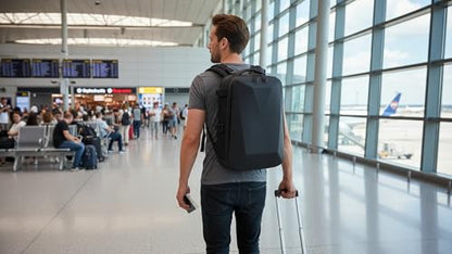 Camera & Laptop Backpack with EVA Hard Shell, Waterproof Anti-Shock DSLR & Drone, Adjustable Padded Dividers, Large Capacity Travel Bag 11.81 X 17.72 X 7.48 IN