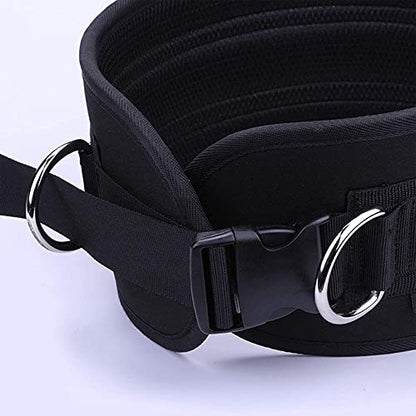 Weighted Bodybuilding Belt, Squat Belt with Chain, Weight Belt for Men and Women, One Size